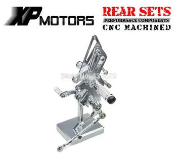 

Silver Race CNC Foot Control Kit Adjustable Foot Pegs Rear Sets For Kawasaki Z250 Z 250 2013-2014
