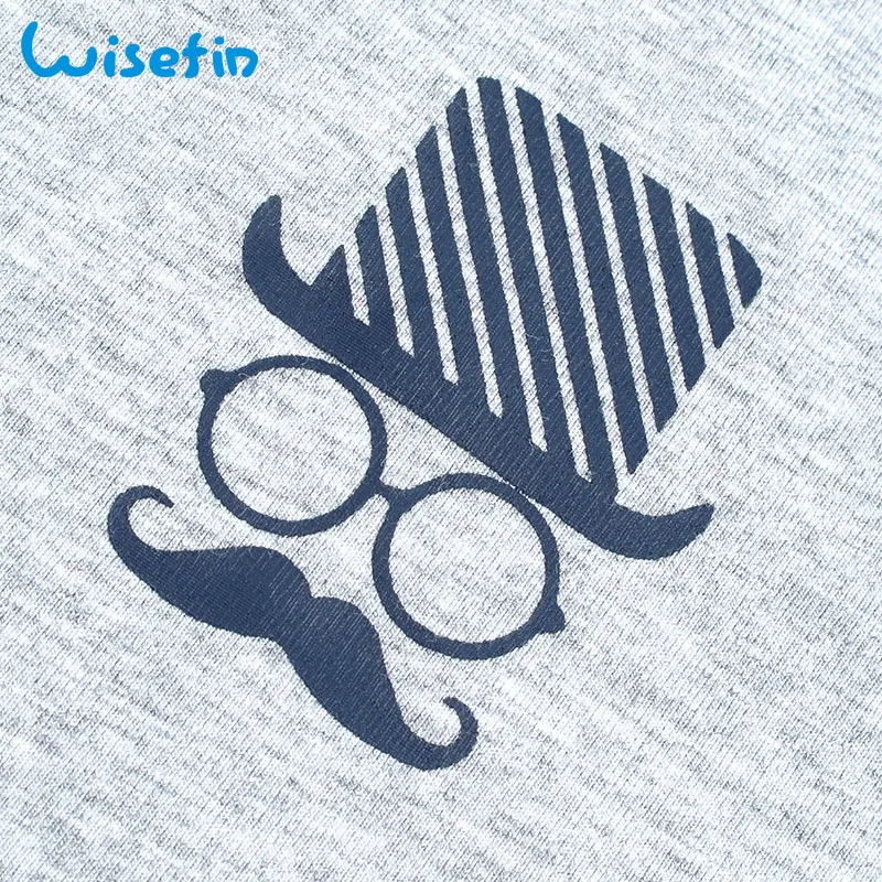 Wisefin/топы для мальчиков летний жилет серого цвета без рукавов хлопковая Футболка