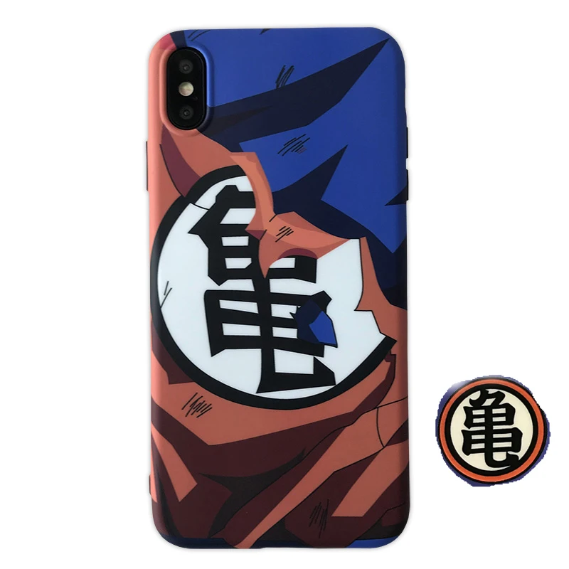 Горячая Распродажа, мягкий силиконовый чехол Dragon Ball Super Son Goku для iphone 6 plus, 7, 8, 8 plus, 11 Pro, X, XS, XR, MAX, чехол с подставкой для боевого телефона