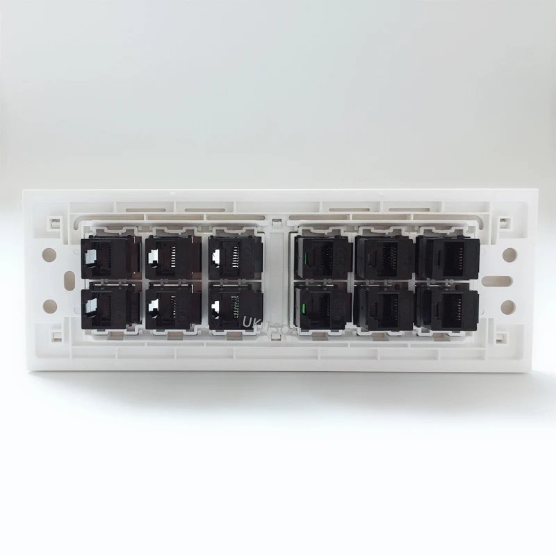 118 type 12 ports female to female CAT5E RJ45 wall panel pic 5