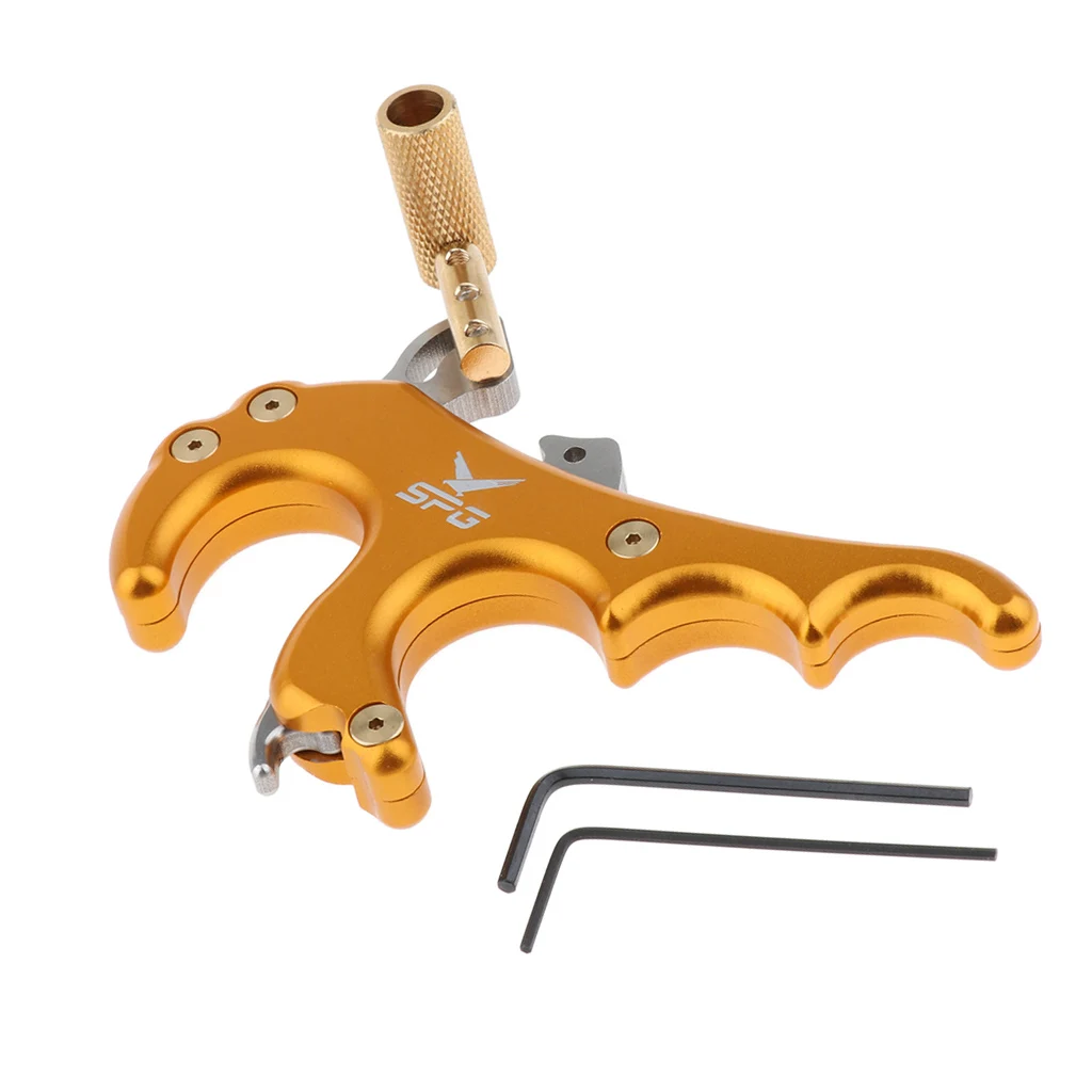 Perfeclan Archery 4 Finger Thumb Release Aids for Compound Bow Hunting Shoot