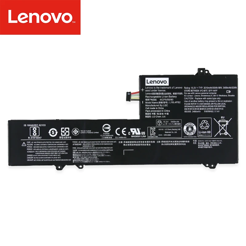 Оригинальный аккумулятор для ноутбука lenovo ideapad 720S-14 720s K42-80 V720-14 L16M4PB2 L16L4PB2 L16C4PB2 15 2 V