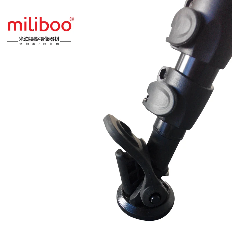 US $298.89 Miliboo MTT703A Portable Tripod 1650mm Aluminum Professional Camera Tripod Without Ball Head Monopod For DSLR