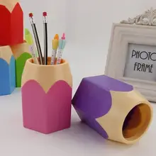 

Makeup Brush Vase Pencil Pot Pen Holder Stationery Storage Lovely Design Boys Girls Pencil Case Beautiful Exterior Box A85