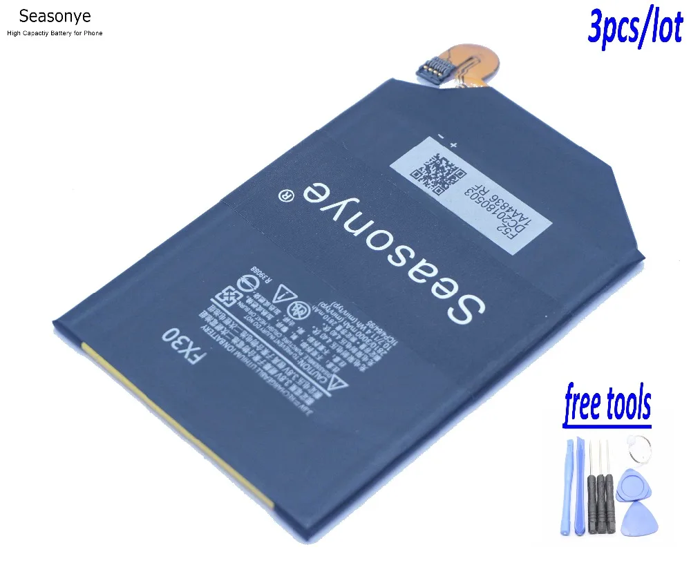 Seasonye 3 шт. X FX30 2810 мАч Замена Батарея для motorola moto чисто Edition Стиль Pure + 2 XT1575 XT1570