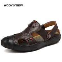 WOOY! YOOW/; Лидер продаж; мужские сандалии; Новинка; летние мужские повседневные сандалии; большие размеры; пляжные сандалии; многофункциональные шлепанцы