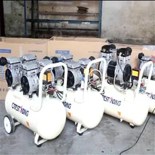 Oil – free Air Compressor High – pressure Gas Pump Spray Woodworking Air compressor small pump 2*550-50L