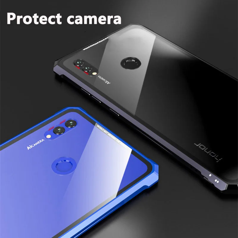 Роскошный металлический жесткий стеклянный чехол для huawei Honor Note 10 оправа