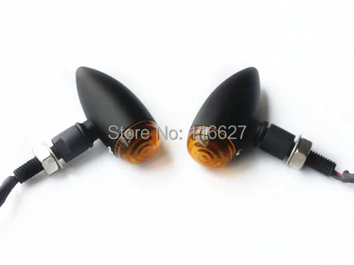 

Freeshipping BLACK Bullet Mini TURN SIGNAL LIGHT for Suzuki Intruder Volusia Boulevard