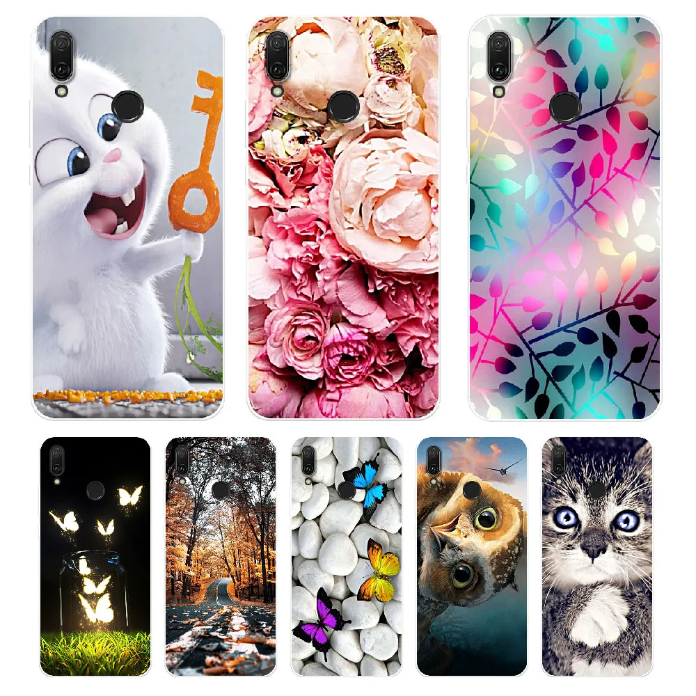 

Phone Case For Huawei Y5 Y6 Y7 Prime 2017 2018 Y9 2019 Soft TPU Fashion Back Cover For Huawei Y3 Y5 Y6 II Y7 Pro Case Silicone