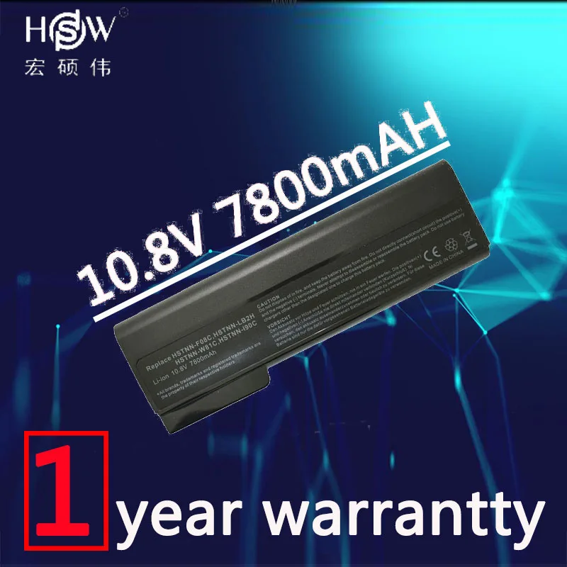 HSW 9 ячеек 7800 мАч Батарея для hp EliteBook 8460 P Вт 8560 ProBook 6360b 6460b 6465b 6560b 6565b 628369-421 628664-001 |