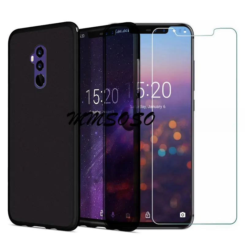 Для Umidigi UMI DIGI Z2 Pro Чехол закаленное стекло роскошный мягкий ТПУ чехол для телефона