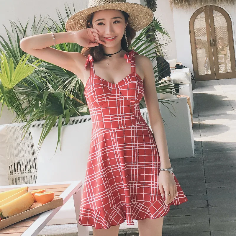 

Matching Swimsuit Womens Sea Swimwear For Teenagers One Piece Beautiful Women's With Push Closed Trikinis 2019 Woman
