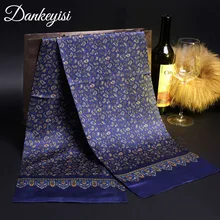 DANKEYISI Шелковый шейный шарф мужской длинный хлопковый Мужской базовый шарф женский Бандана шейный платок деловые шарфы на каждый день
