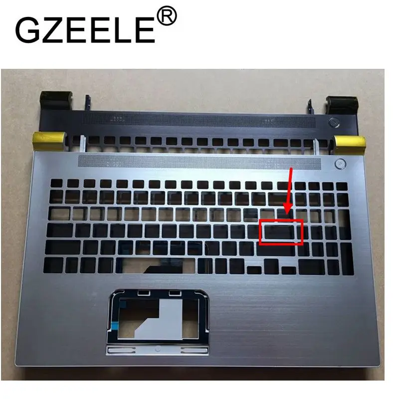 

GZEELE New Laptop LCD TOP CASE For Toshiba C50-C C50D-C C55-C C55D-C L50-C Palmrest Keyboard Bezel Cover Upper Case Assembly US