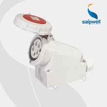 Горячий продавать водонепроницаемый низковольтный 5 контактов разъем и розетка Промышленный разъем 400 V 32A