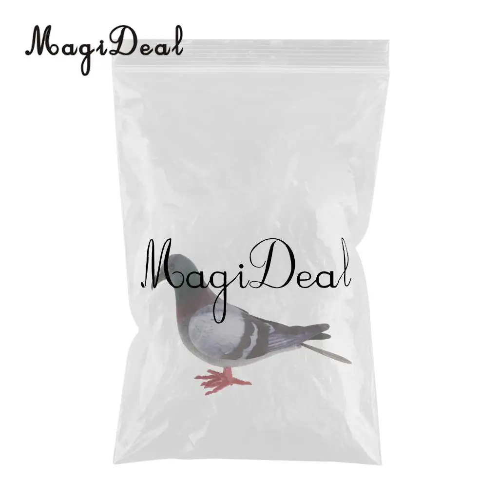 Artificial Doves Pigeon Simulation Ornaments Decorative Feathered Birds Models Craft Model DIY Decor Craft