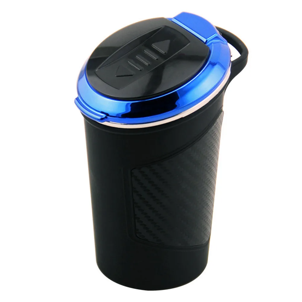 

Car Ashtray Portable Cigarette Lighter with Led Light for Office Car Cup Holder NR-shipping