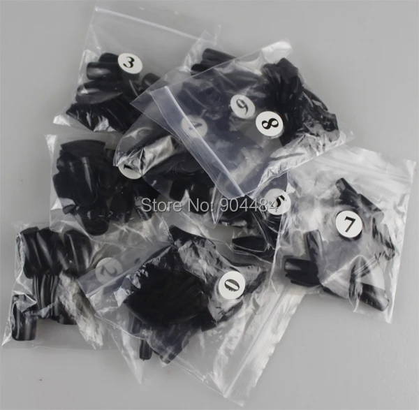 

Fake Nails Faux Ongles False Artificiais Art Para Unha Gel Full Cover Nail Tips Artficial Acrylic Unghie Finte Unhas Black 713