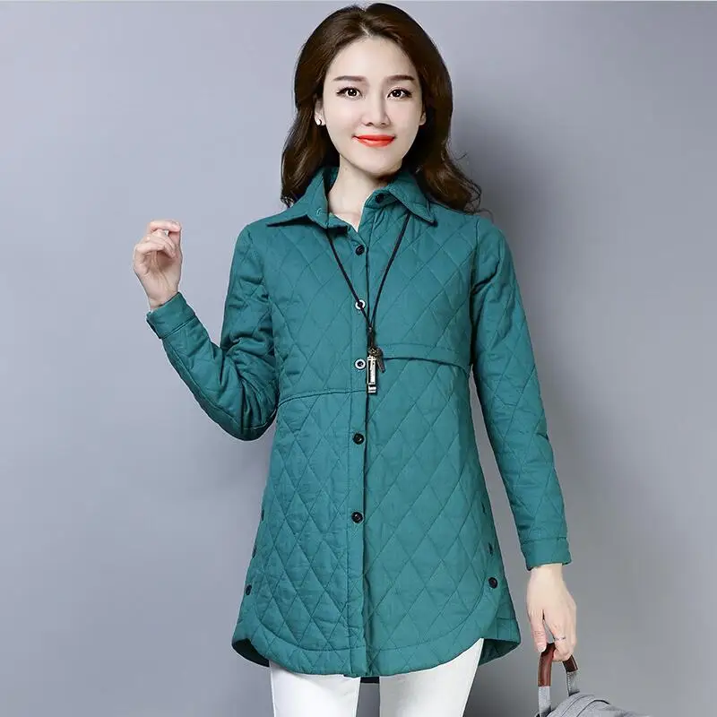 

Winter Jacket Women Parkas 2019 New Winter Coat Women Clothing Short Slim Warm Parka Female Outerwear Green OAIRED