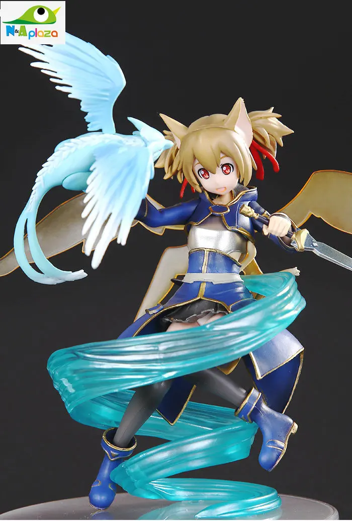 Anime Sword Art Online II silica 1/8 scale ALO Ver. PVC Action Sexy Figure Model Toy 18CM Free