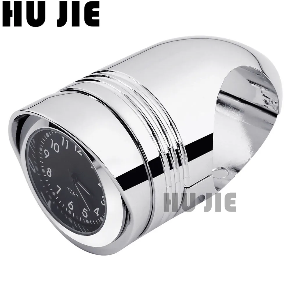 

Chrome Universal 1 1/4" 1.25" Motorcycle Handlebar Clock Mount For Harley Chopper Yamaha Honda Cruiser Custom Bikes