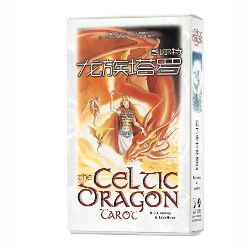 

Dragon Tarot Cards Divination Cards Game 12*7cm Cards Chinese Version For Family/Friends