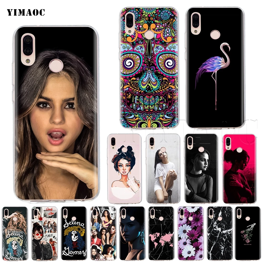 

YIMAOC Selena Gomez Silicone Case for Huawei Honor Mate 20 6a 7a 8x 7c 7x 9 10 Nova 3i 3 Lite Pro