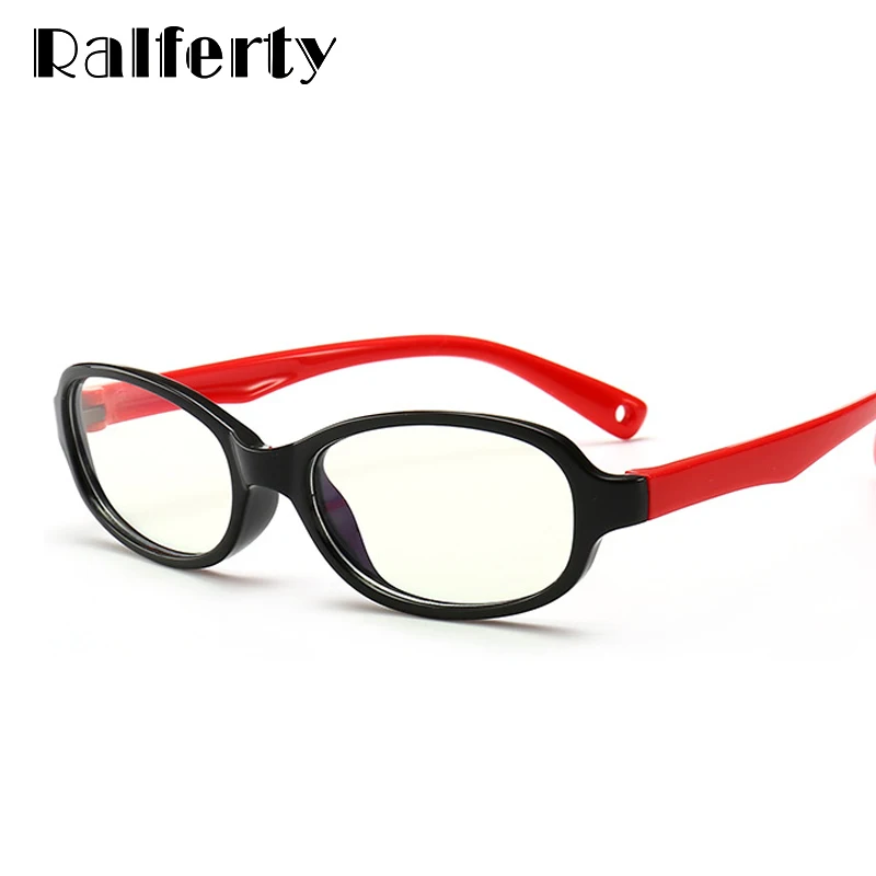 Гибкие детские очки Ralferty TR90 с защитой от синего цвета компьютерные в оправе для