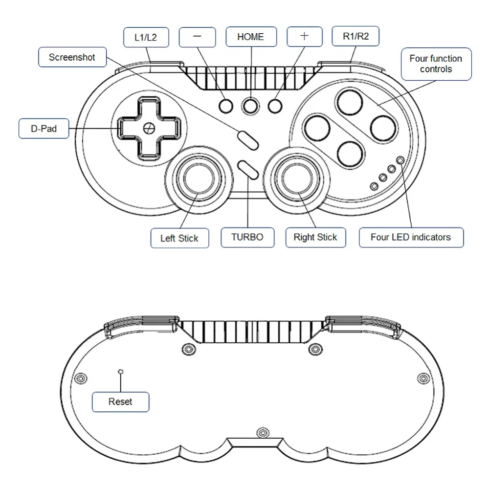 Высокое качество Bluetooth беспроводной геймпад контроллер Джойстик для nintendo переключатель Windows PC беспроводной контроллер для NS консоли