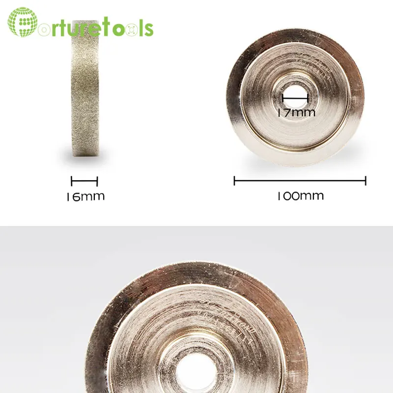 4 inch diamond coated grinding wheel for automatic optical glass lens grinder machine rough grinding M005
