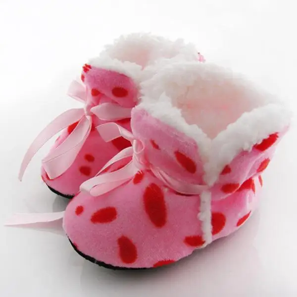 

Cute Infant Toddler Winter Warm Soft Sole Crib Shoes Fleece Sock Multi Patterns Boots