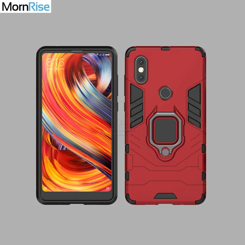 Роскошный Жесткий гибридный защитный чехол для Xiaomi Mi Mix 2S Чехол подставка с