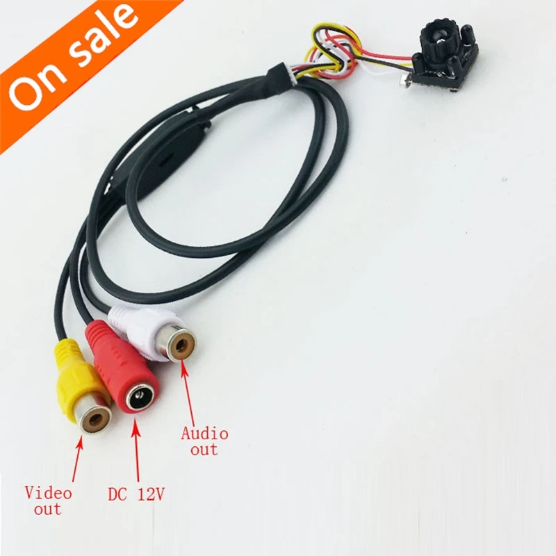 Podofo новый маленький CCTV cam 4 светодиодный ИК DIY Мини камера HD 600TVL CMOS с микрофоном