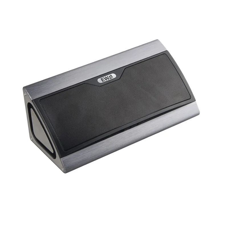 Новая версия EWA D509 портативный заряжаемый аккумулятор металлический ящик громкий звук тяжелый бас беспроводной Bluetooth динамик - Цвет: Серый