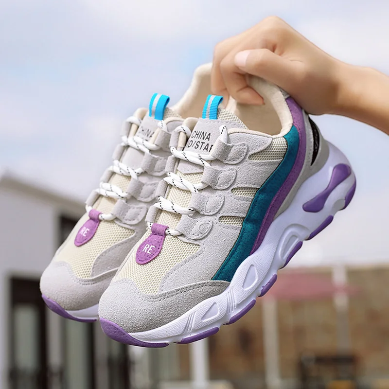 2019 женские кроссовки модная обувь для папы удобные сезон лето tenis feminino женская на