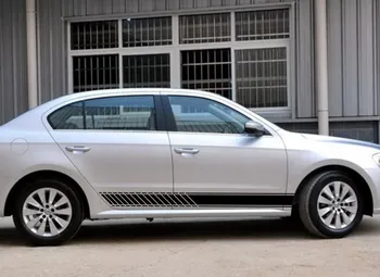 

Car Racing Stripes Sport 75'' Lower Door Panel Decal for LAVIDA Vinyl Sticker ZC513