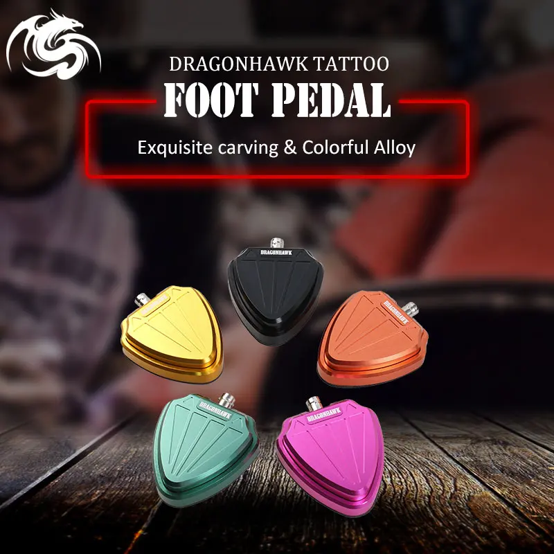 

One pc Professional Tattoo Foot Pedal Power Switch Tattoo Supply 5 Colors For Choose