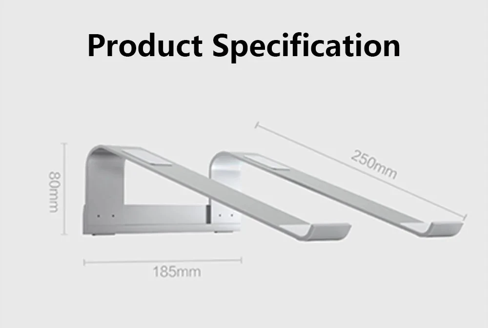 Xiaomi L-Stand high-speed cooling laptop stand Laptop holder support strong non-slip simple design For 12 inch 13 inch 15 inch (1)