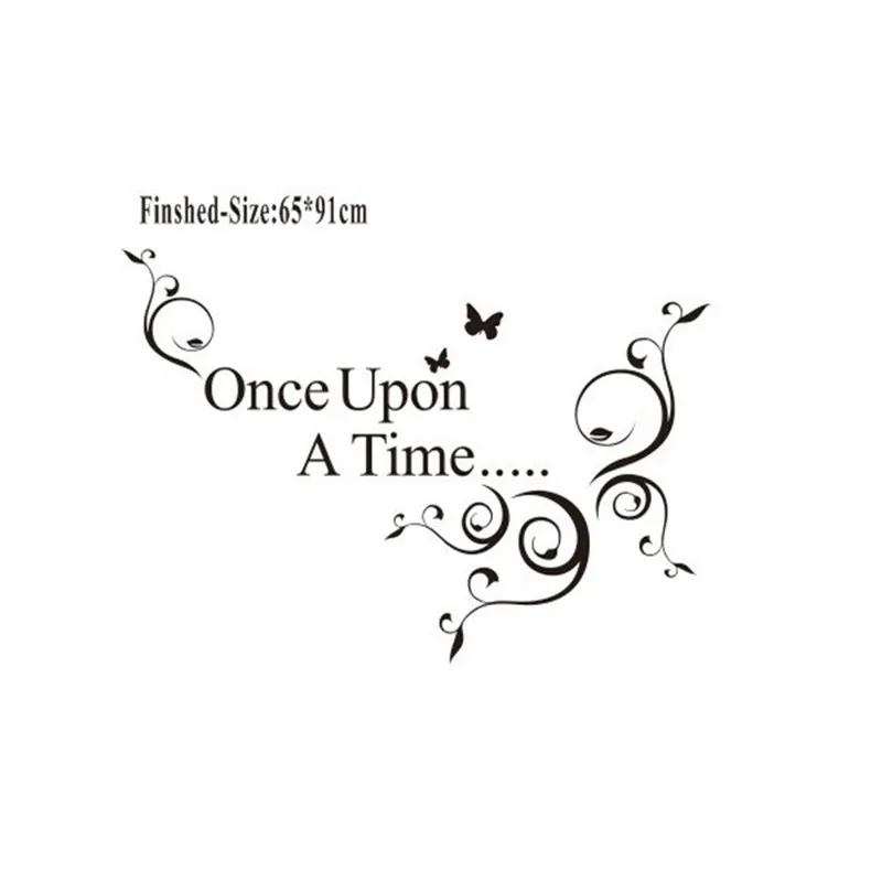 Лидер продаж! Домашний декор Once Upon a Time наклейка на стену для спальни виниловая