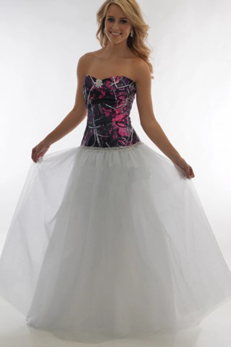 Женское камуфляжное свадебное платье розовое со съемным шлейфом 2020|wedding dresses