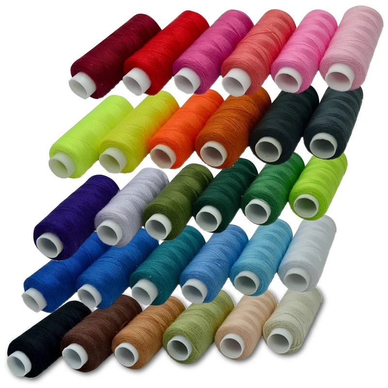 Машина вышивка нить для шитья полиэфирная нить 30 катушки цвета 250 ярдов/рулон набор для шитья нить для швейной машины швейные suppies