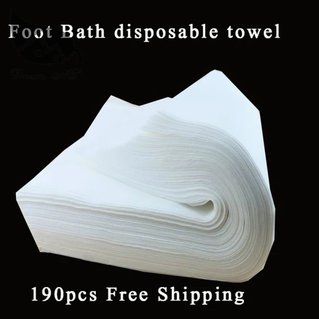 Nonwoven Fabric Towel for Outdoor Travel 28 * 58cm (190pcs a parcel) Travel Towel Nonwoven hand towel,Foot Bath disposable towel