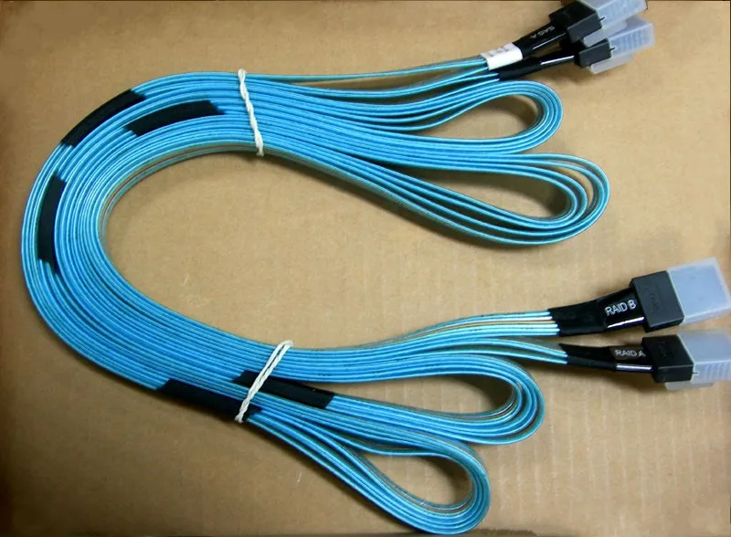 

SAS Cable 2pcs/set Mini SAS 36 Pin to Mini SAS 36P SFF-8087 to SFF8087 HD Data Cable 2meter Cables