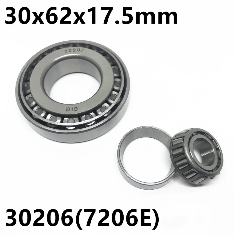 Конический роликовый подшипник 30206 7206E 30x62x17 5 мм Высокое качество|bearing 30206|bearing