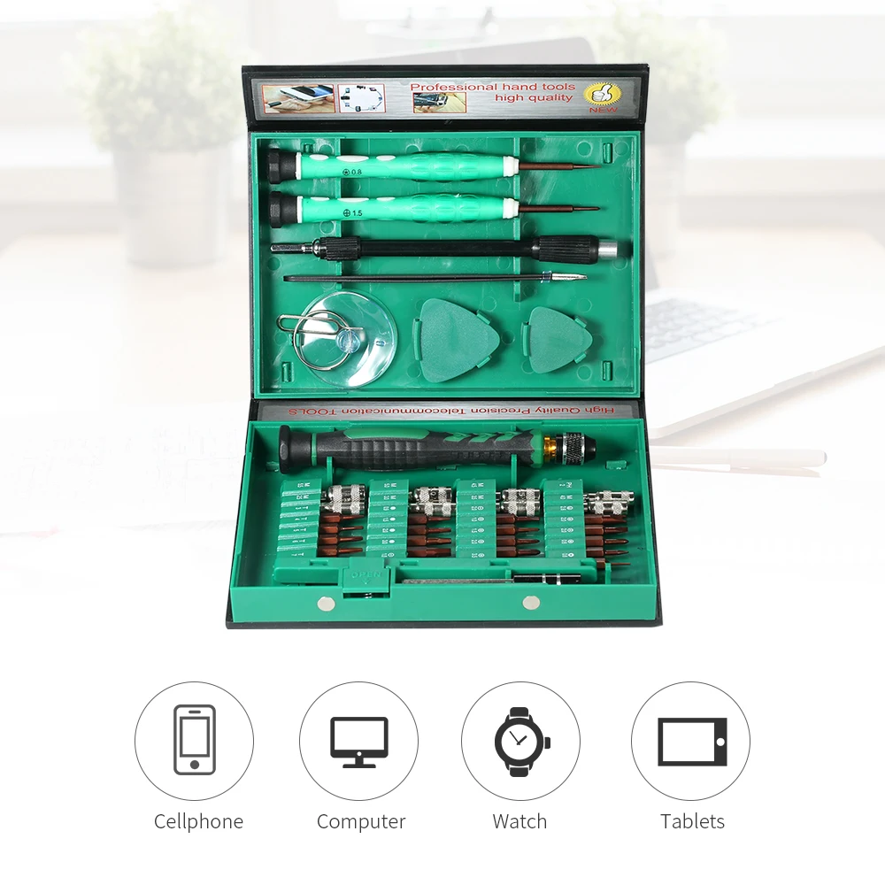 

38 in 1 cellphones & telecommunications Screwdriver Set Torx Hex Slotted and Phillips screw driver multitul Tool Repair Tools