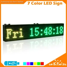 SMD RGB Full Color Advertising Board Led Display Outdoor Programmable Scrolling Message LED Sign Board For Business Shop Store