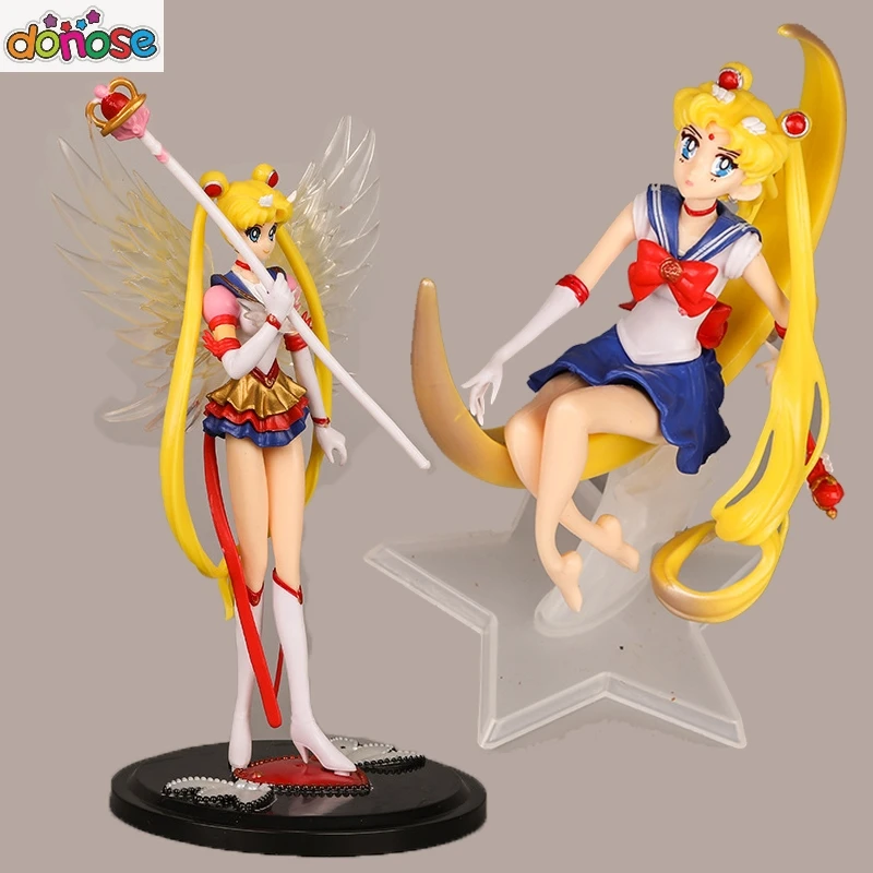Экшн фигурка Sailor Moon Tsukino Usagi ПВХ украшение для торта коллекция девочек модель
