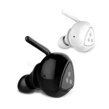 DHL Free 100% Original D900mini Bluetooth Stereo Earphone Wireless Music Headset Handsfree Mini Earbud Black&White With Box