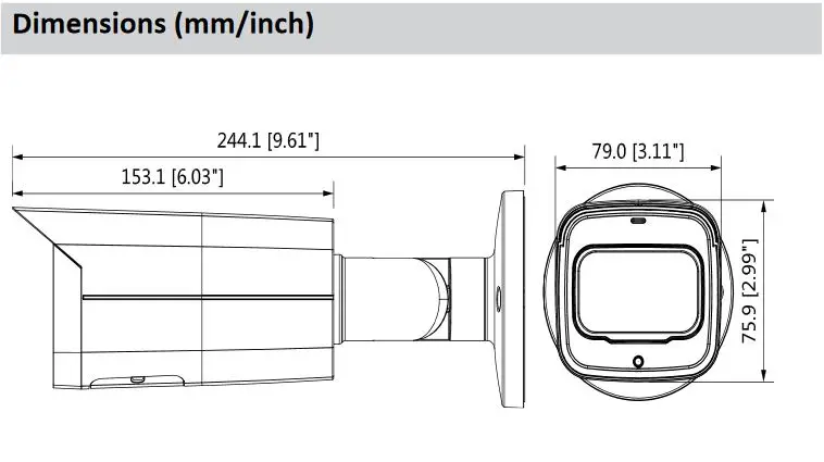 Dahua 2MP IPC-HFW4239T-ASE сетевая камера H.265 POE IP67 WDR Mini Bullet HFW4239T-IR 40m Аудио и сигнализация слот для sd-карты ip-камера